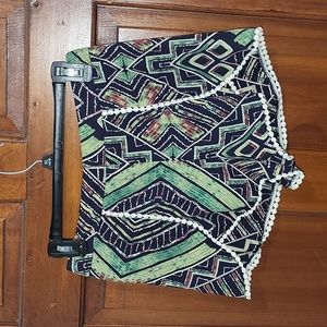 Sugar Mint Patterned Shorts Size S EUC